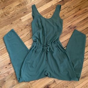 Patagonia Fleetwith Romper Kale Green Small NWOT!